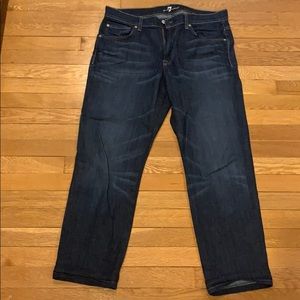 Relaxed fit denim